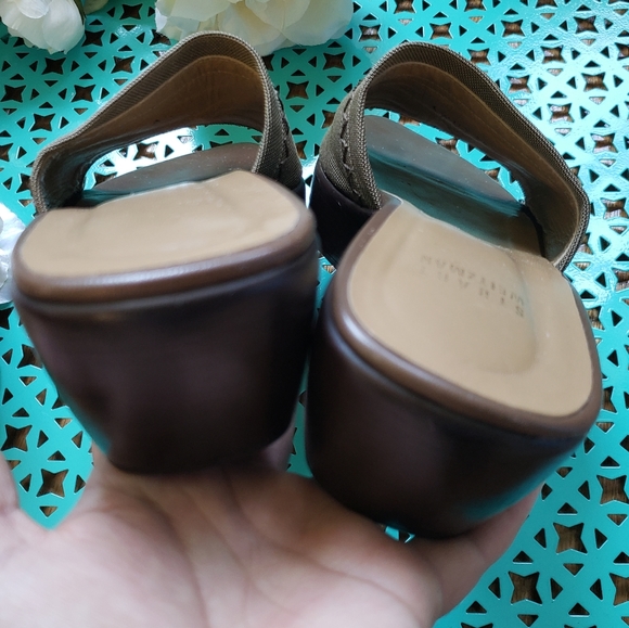 Stuart weitzman fabric sandal slides - Picture 6 of 7